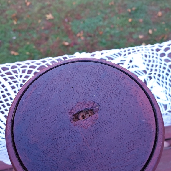 FINAL OLD Wood Candle Sticks - Picture 5 of 12